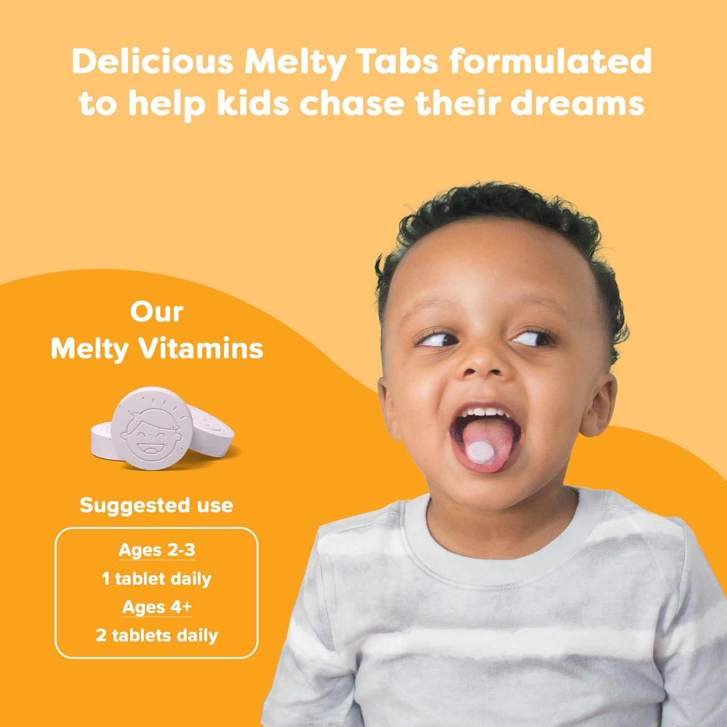 Suplemento infantil de vitamina C Renzo con sabor a naranja