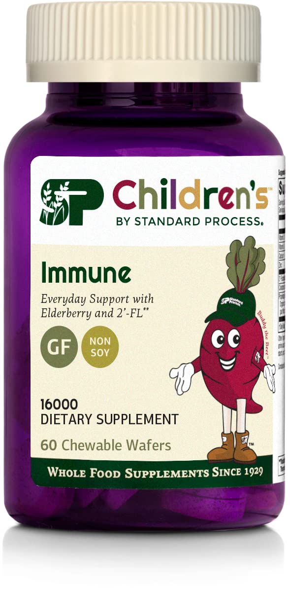 Suplemento inmune para niños de Standard Process - botella de 60 wafers.