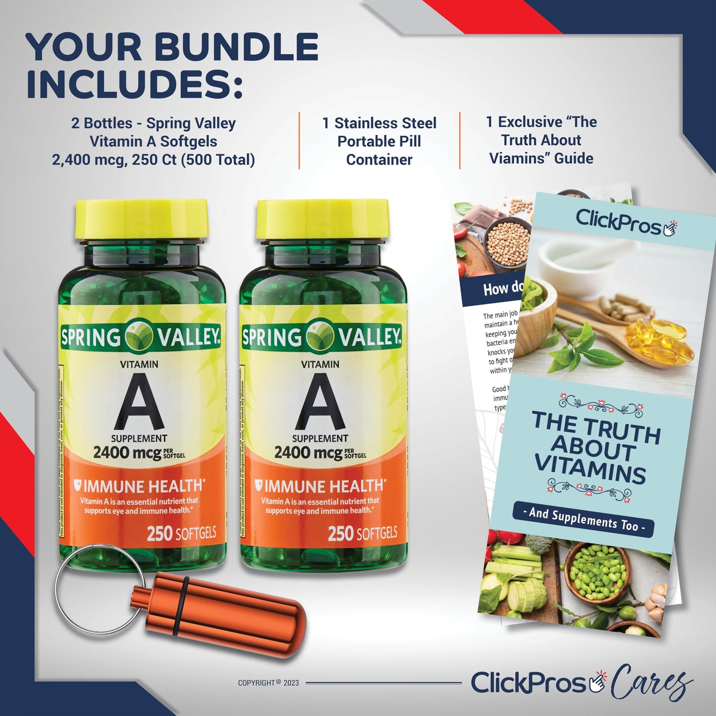 Suplemento inmune vitamina A 2400 mcg