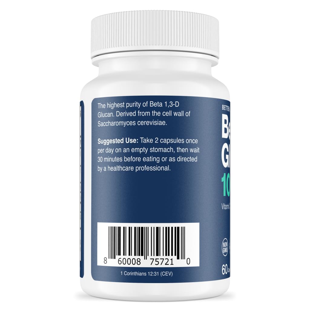 Suplemento inmunológico Better Way Health Beta Glucano avanzado