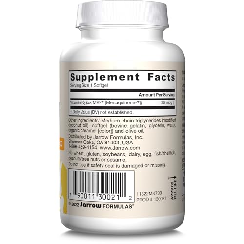 Suplemento jarrow formulas mk-7 vitamina k2