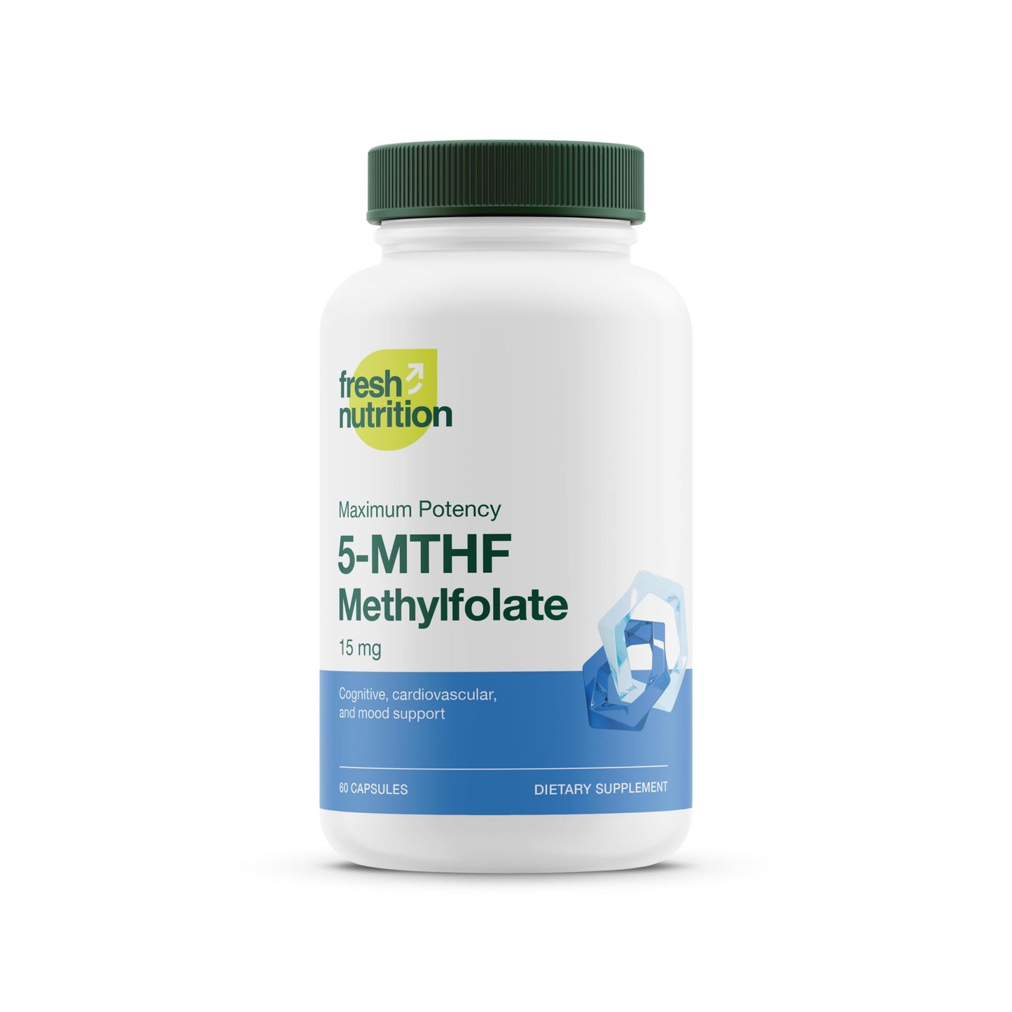 Suplemento L-Metilfolato 15mg 60 cápsulas para salud activa