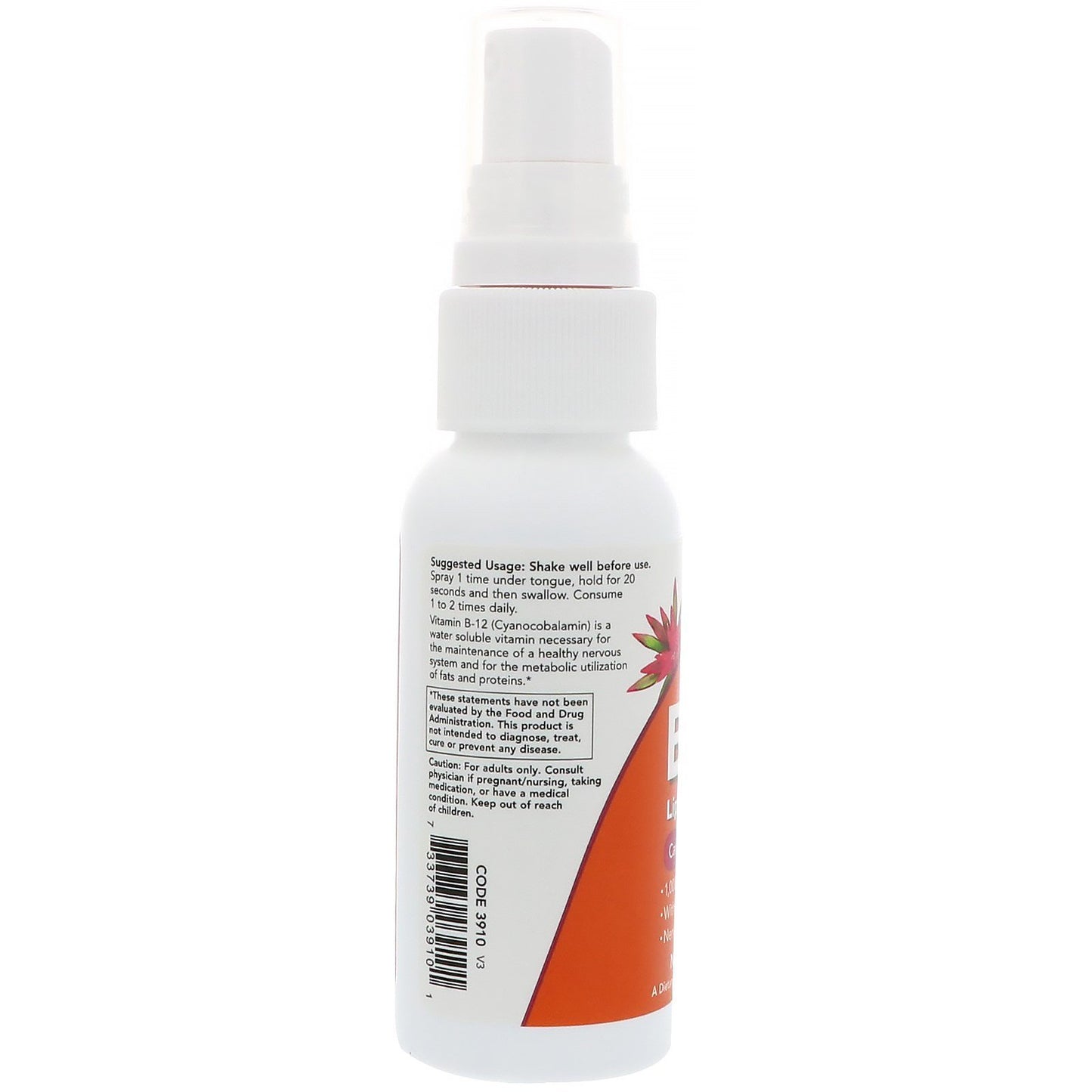 Suplemento líquido B-12 lipospray