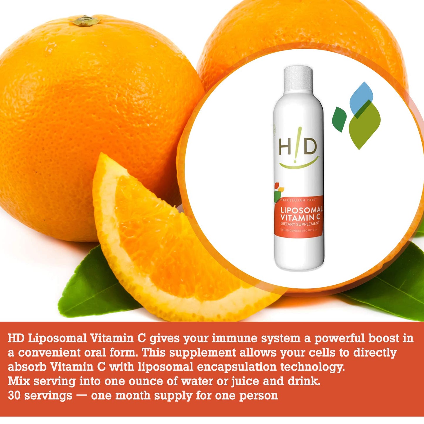 Suplemento líquido vitamin c liposomal THE HALLELUJAH DIET