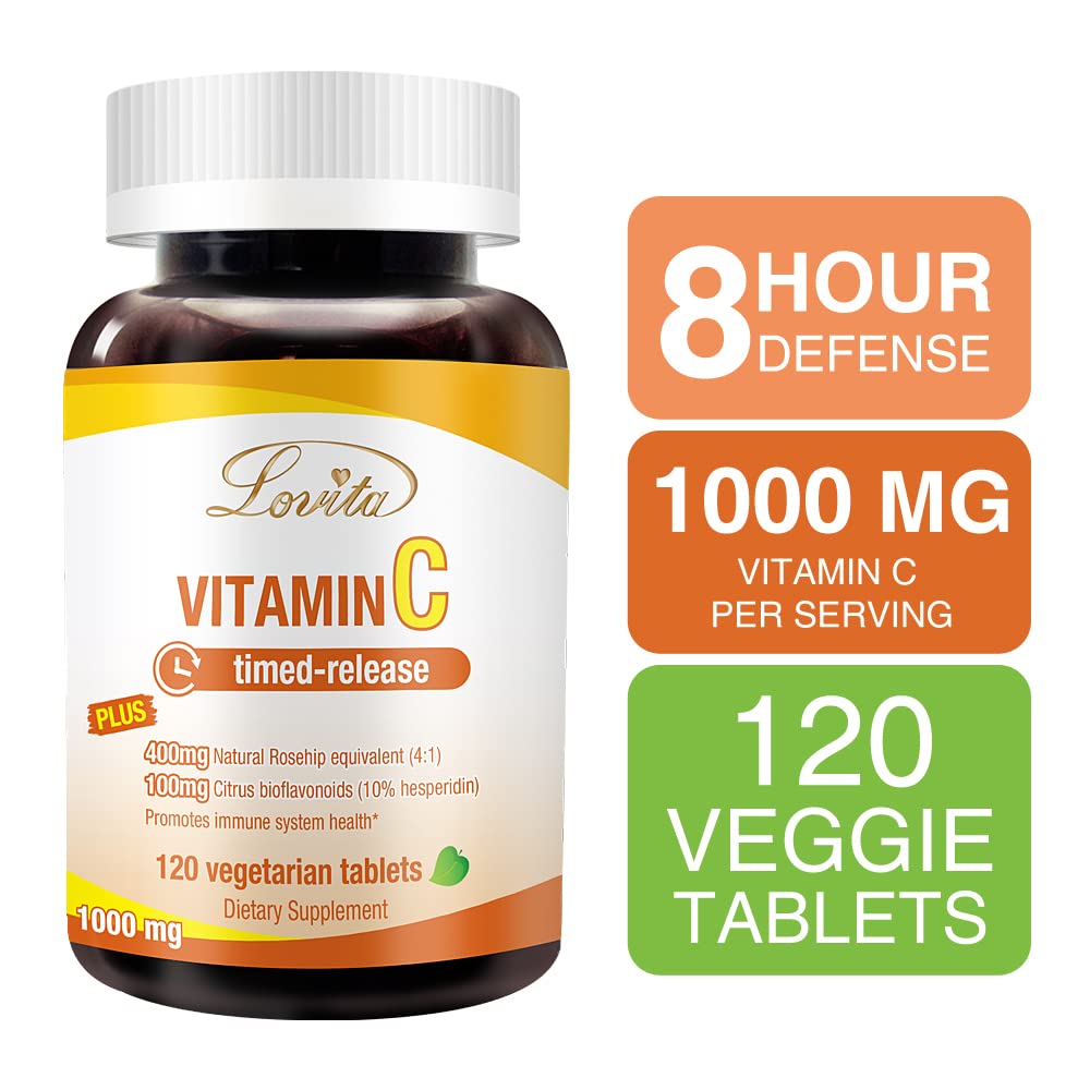 Suplemento Lovita con bioflavonoides y escaramujo para inmunidad