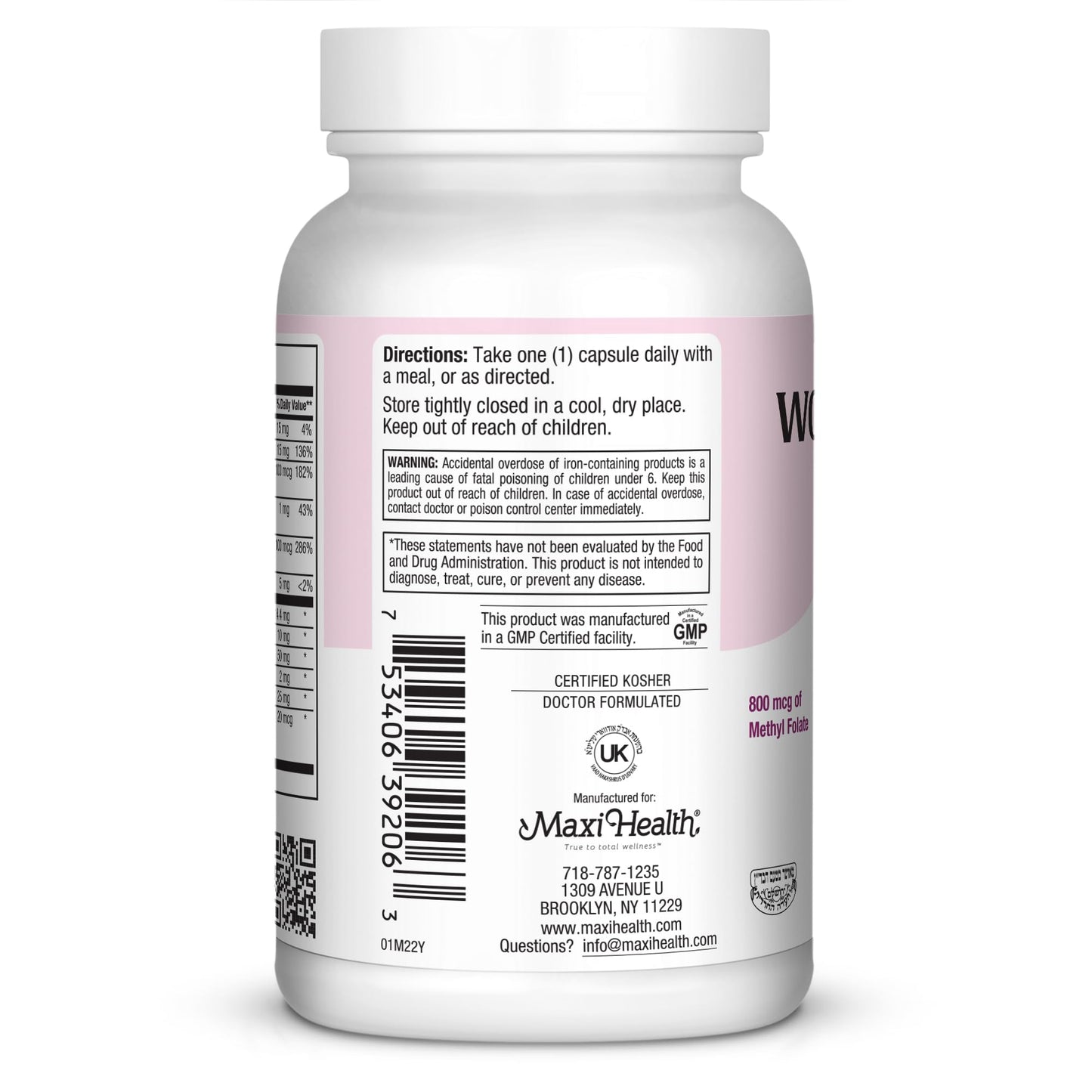 Suplemento Maxi Health para mujeres activas