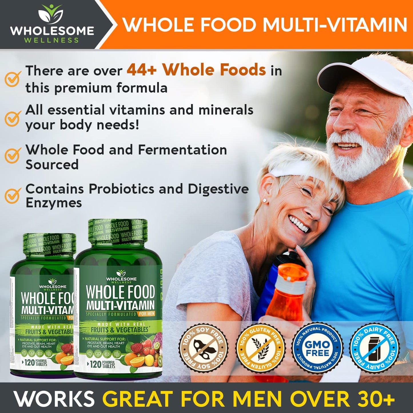Suplemento Wholesome Wellness para mejorar la salud integral.