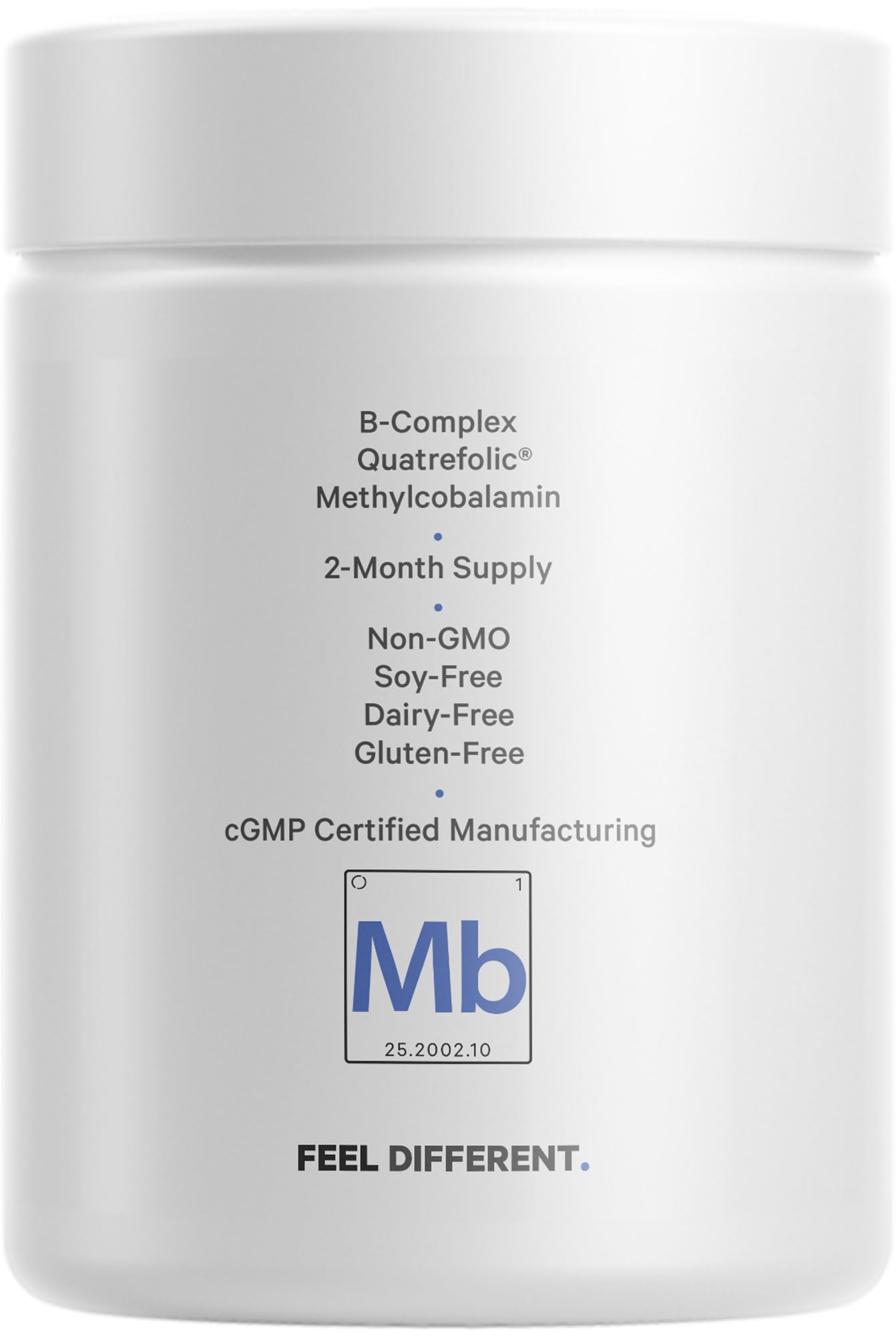 Suplemento metilfolato B12 y riboflavina Codeage 2 meses