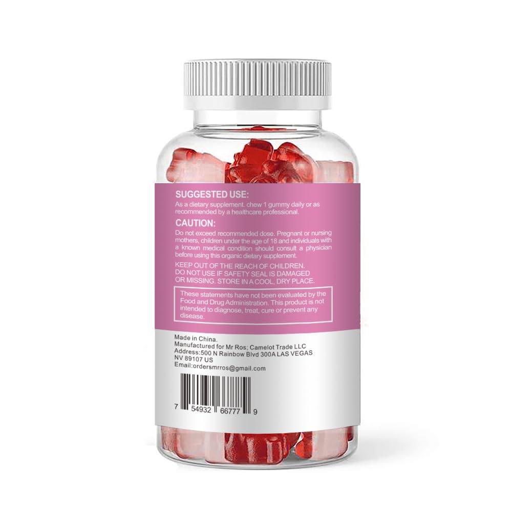 Suplemento Mr Ros gomitas inositol apoyo hormonal femenino
