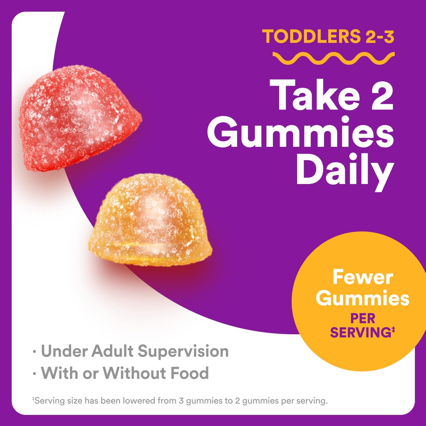 Suplemento de multivitaminas para niños pequeños fomenta metabolismo energético