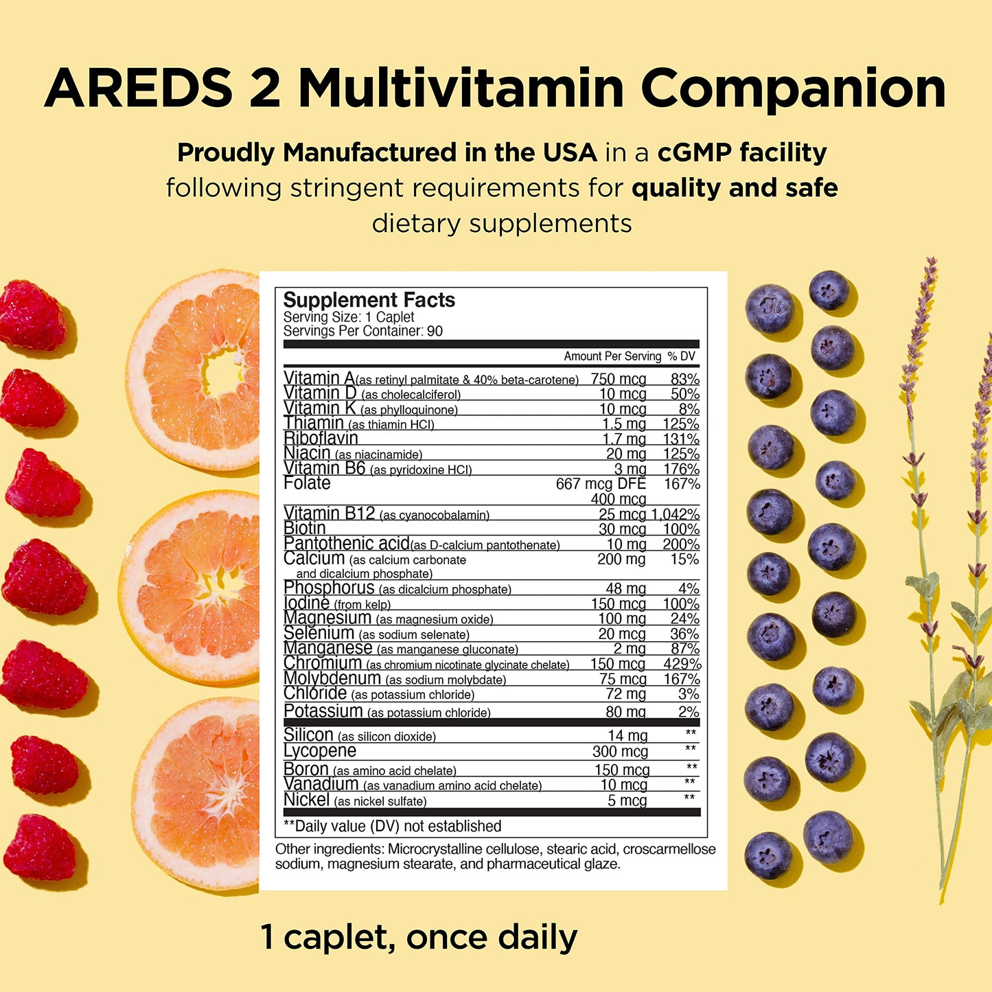 Suplemento multivitamínico AREDS 2 de Viteyes