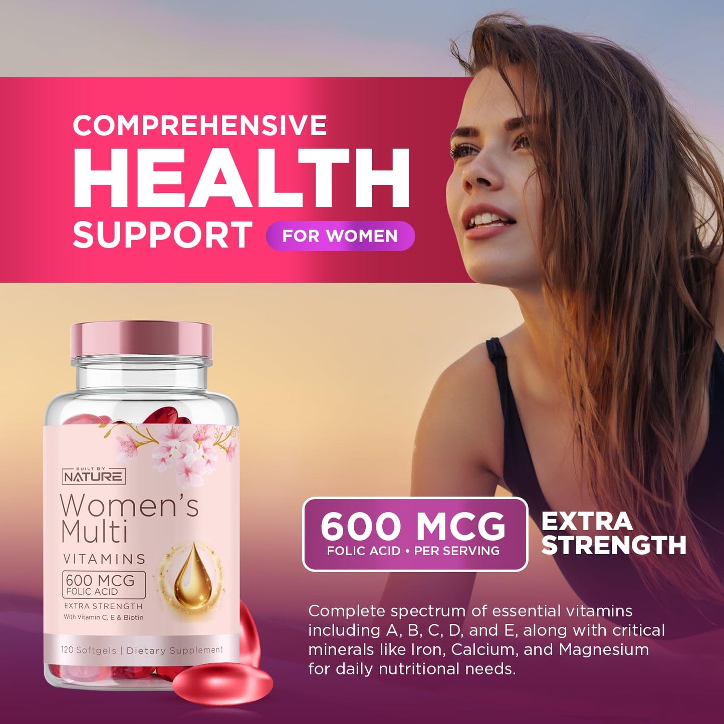 Suplemento multivitamínico para energizar