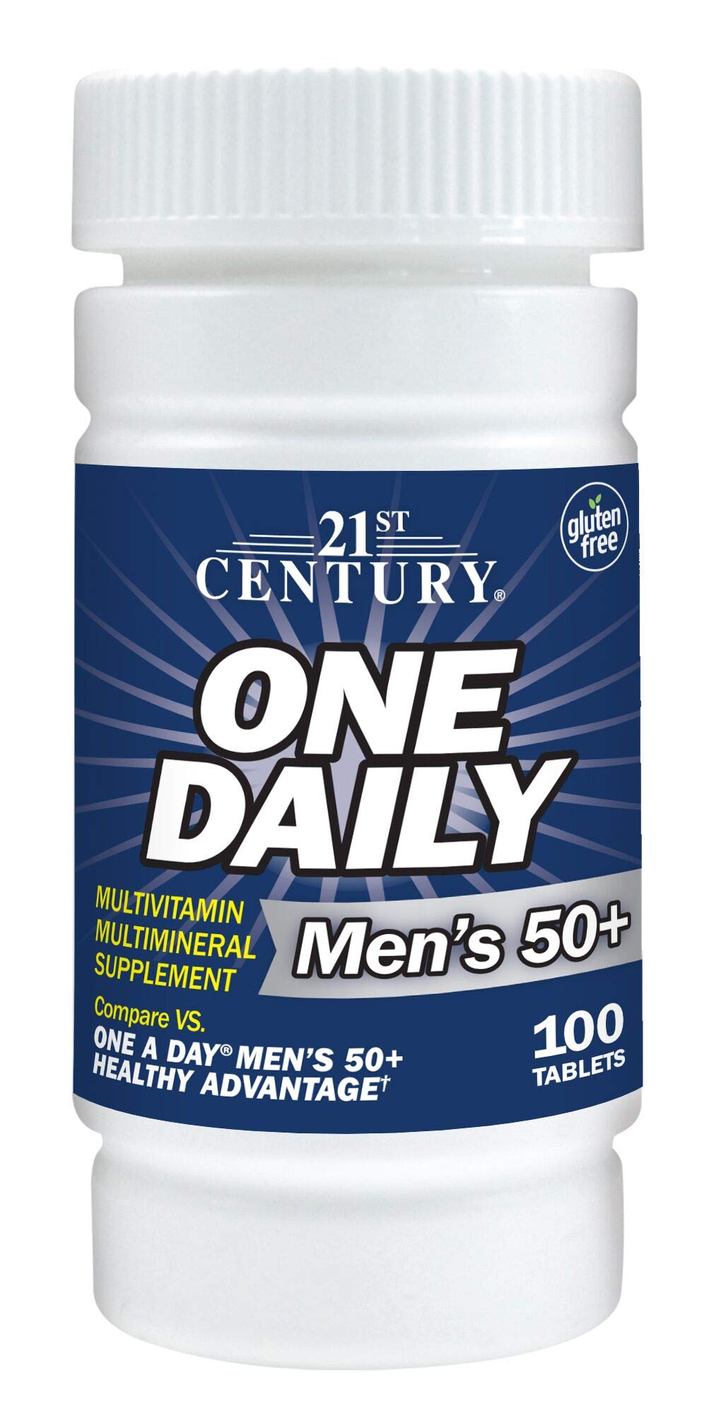 Suplemento multivitamínico para hombres 50+ de 21st Century