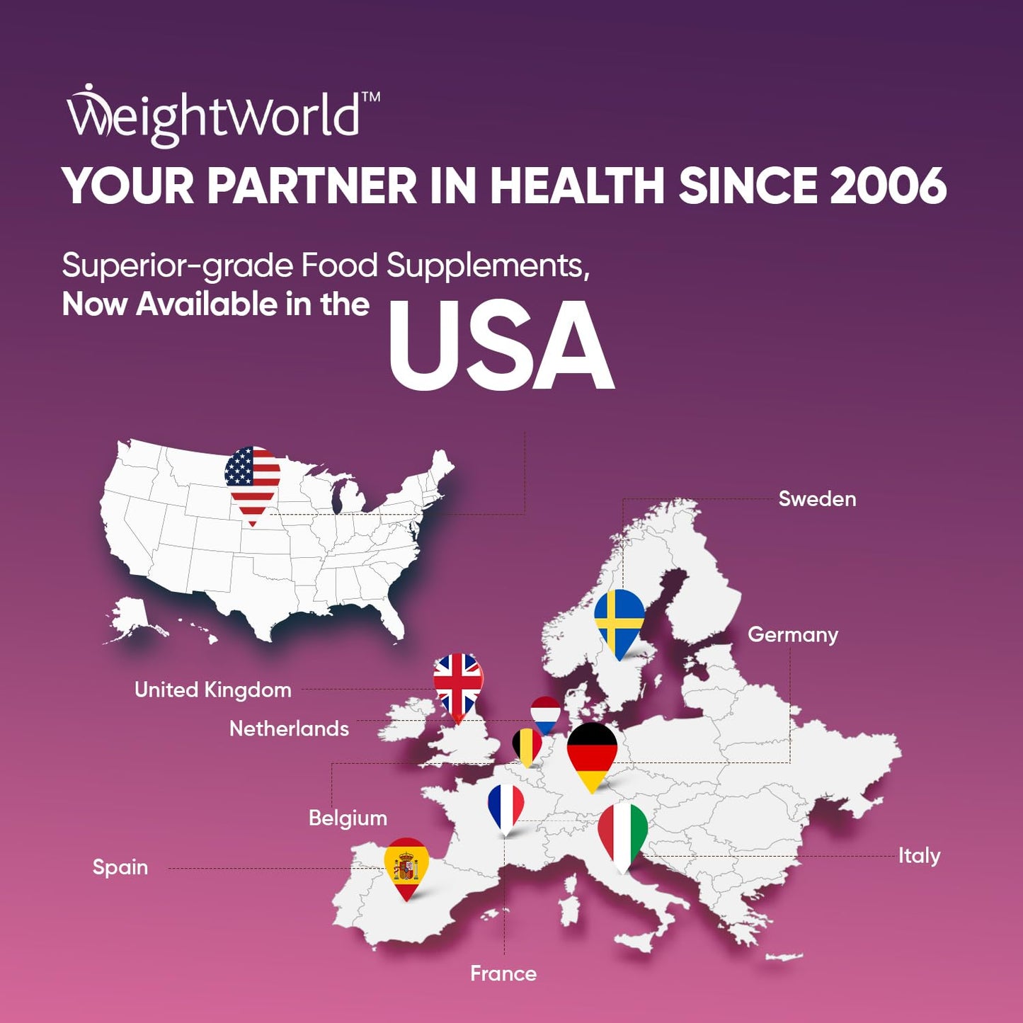 Suplemento multivitamínico premium en las tiendas de WeightWorld.