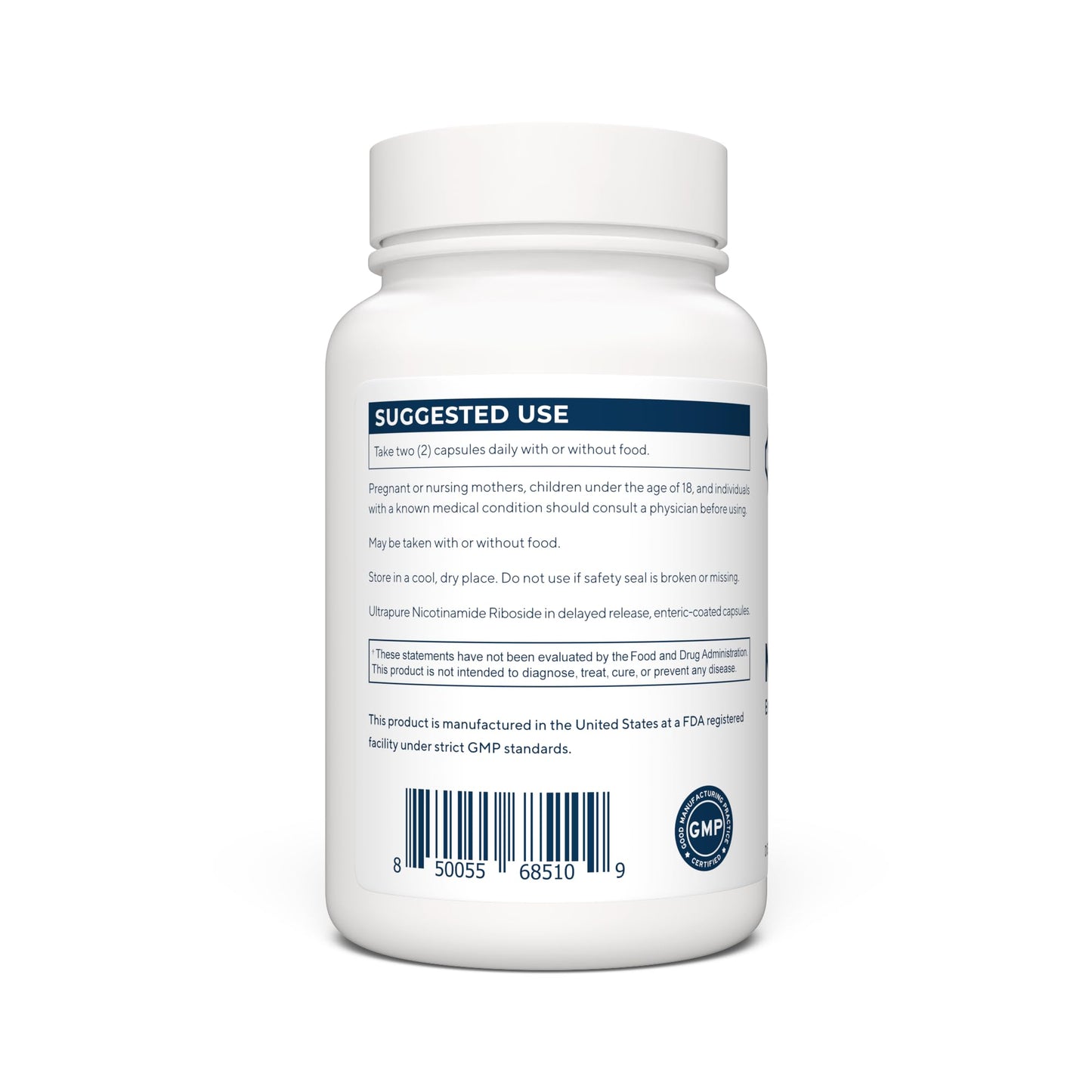Suplemento nad 1000mg nicotinamida ribósido renue