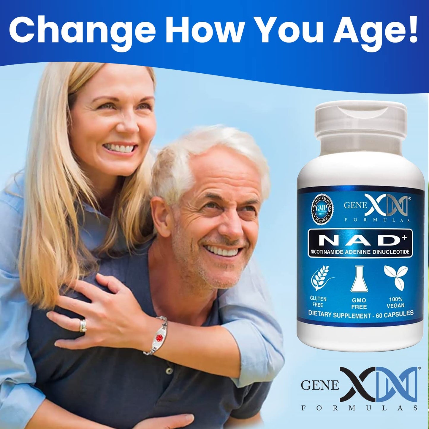 Suplemento NAD+ para metabolismo energético y salud celular