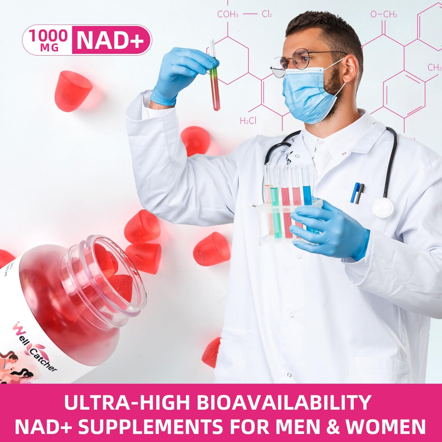 Suplemento NAD+ orgánico para regeneración celular y energía