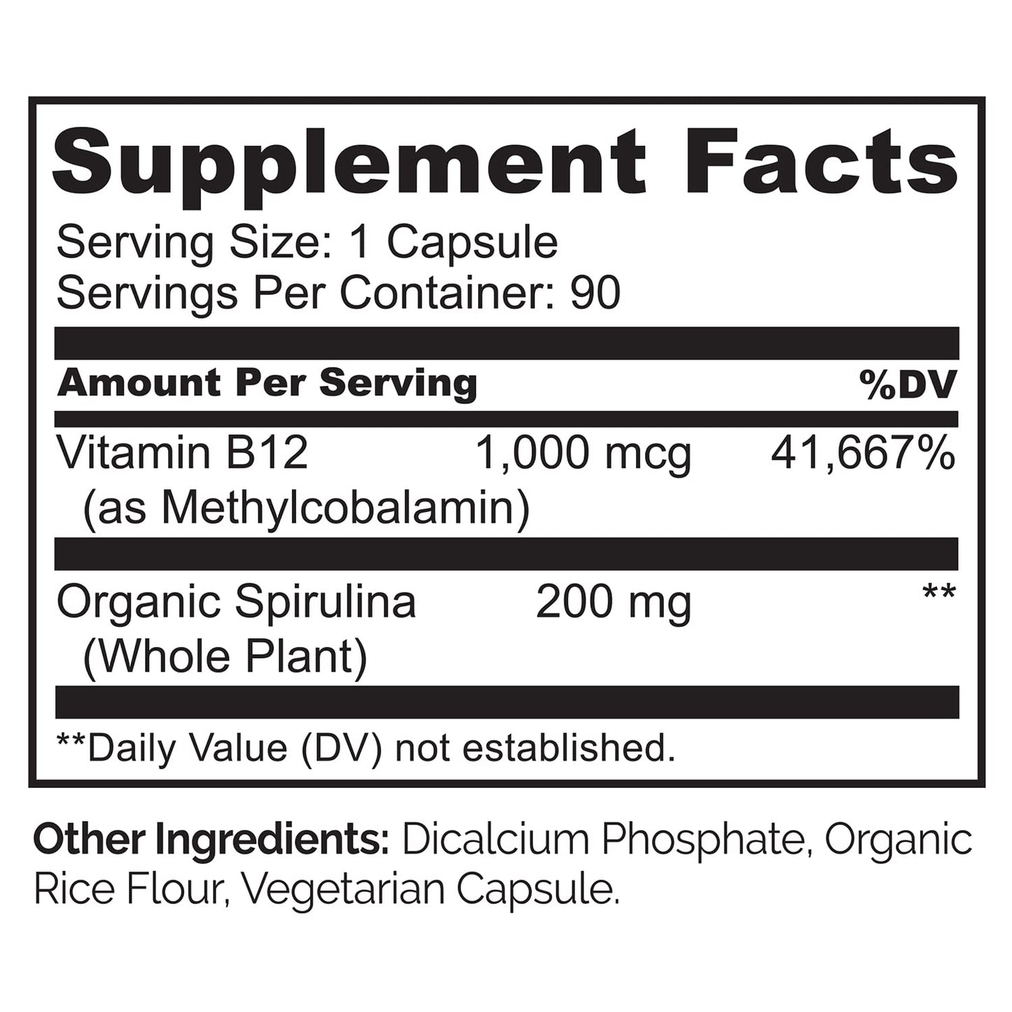 Suplemento natural b12 vegano naturelo con ingredientes