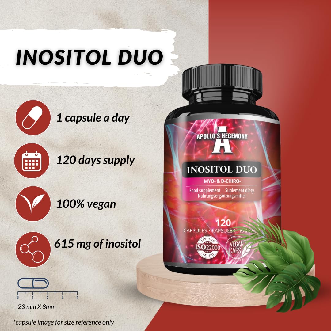 Suplemento natural inositol APOLLO'S HEGEMONY para balance y bienestar
