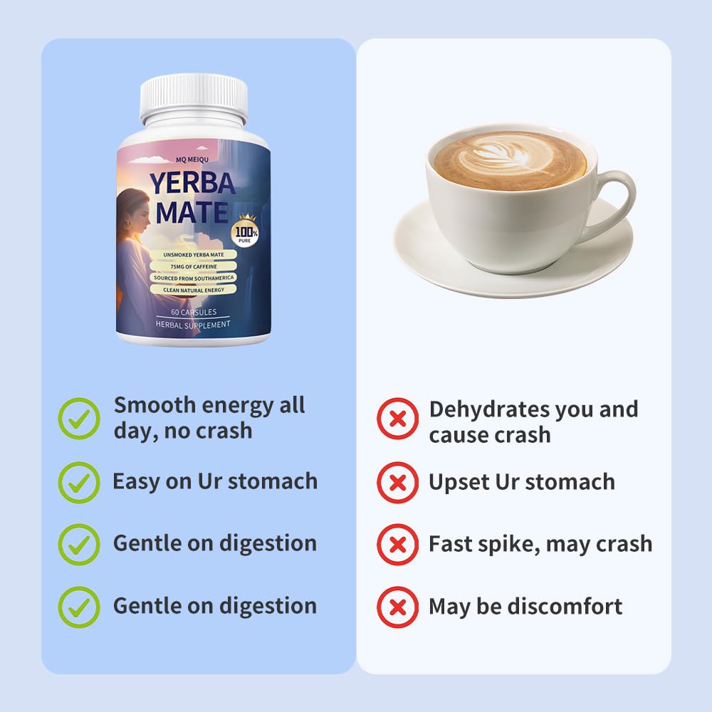 Suplemento natural sin nerviosismo Yerba Mate
