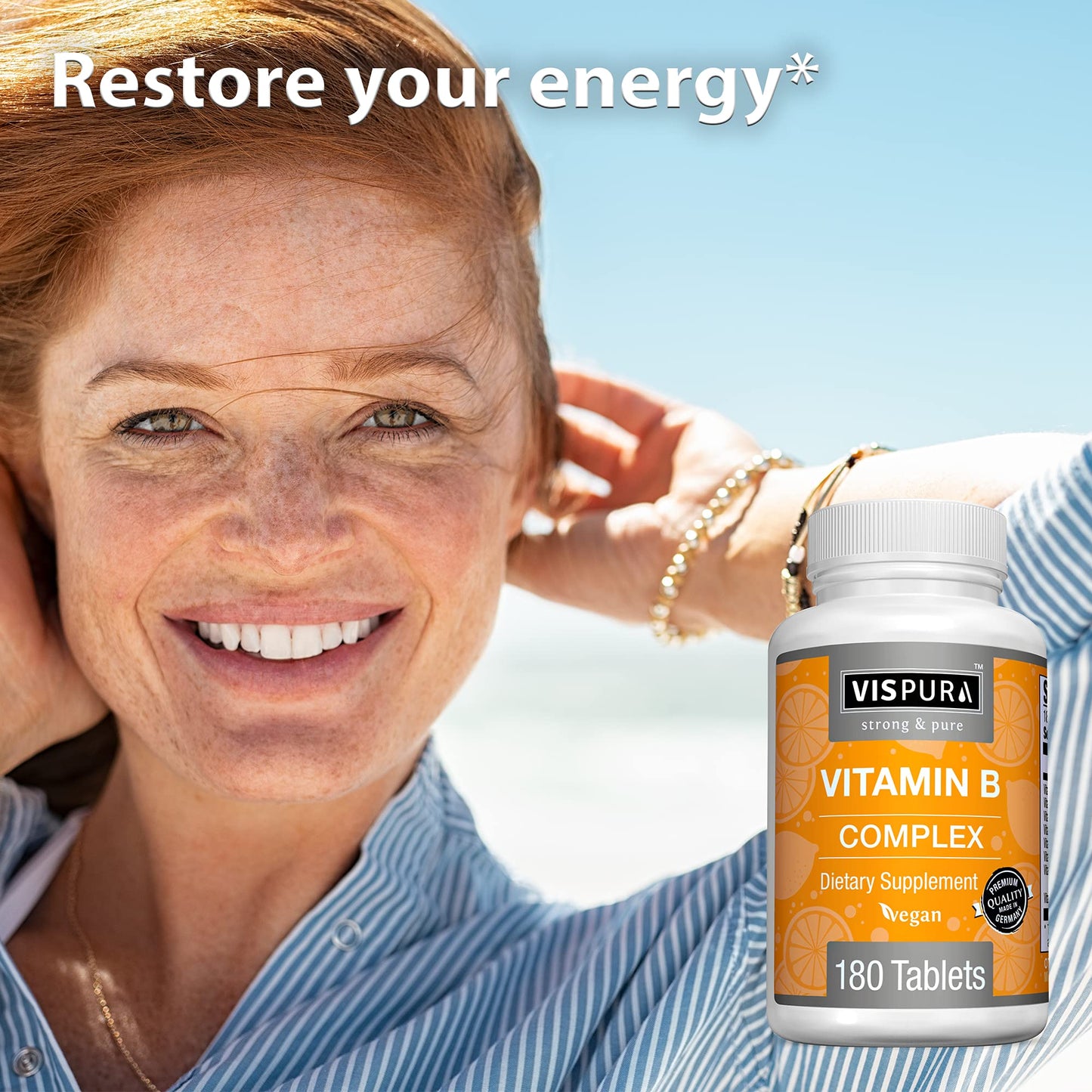 Suplemento natural VISPURA complejo vitaminico B sin aditivos