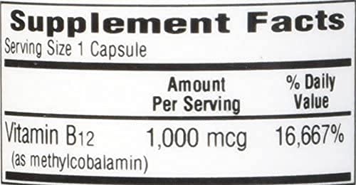 Suplemento natural vitamina b12 metilcobalamina Bio-Tech Pharmacal