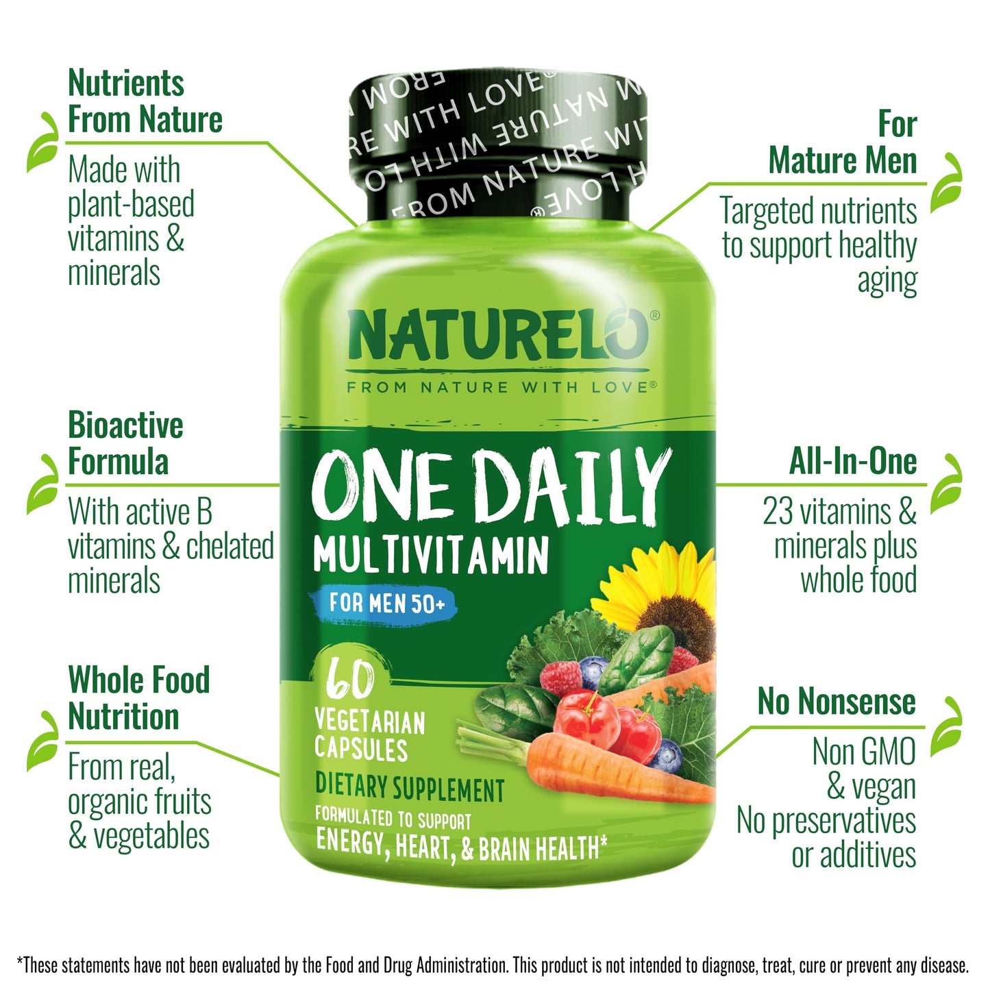 Suplemento dietético NATURELO multivitaminas