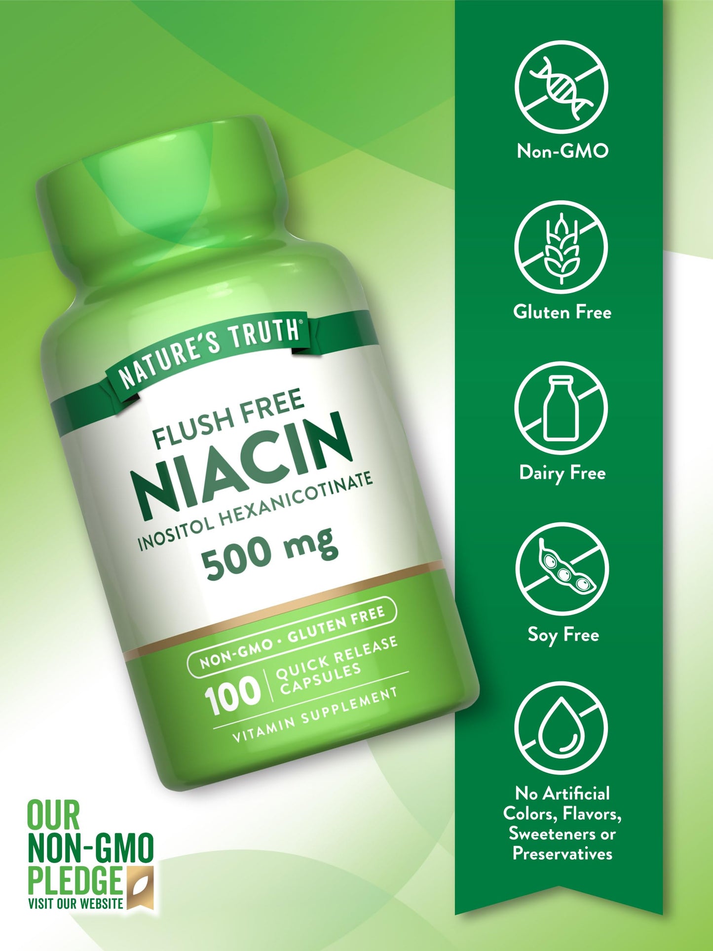 Suplemento Nature's Truth sin gluten y no GMO