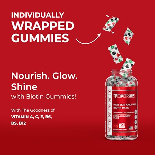 Suplemento nETiXER con vitaminas y biotina