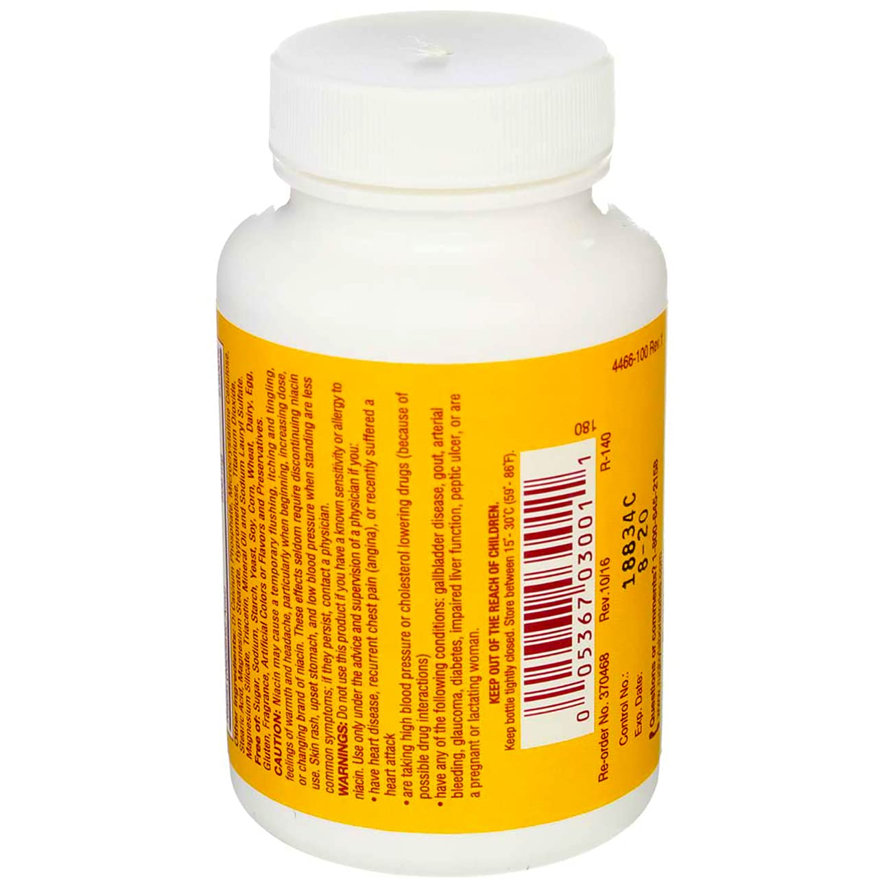 Suplemento Niacina Rugby 500 mg pack múltiple