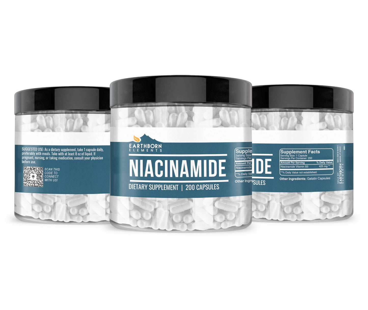 Suplemento niacinamida pura sin rellenos ni aditivos