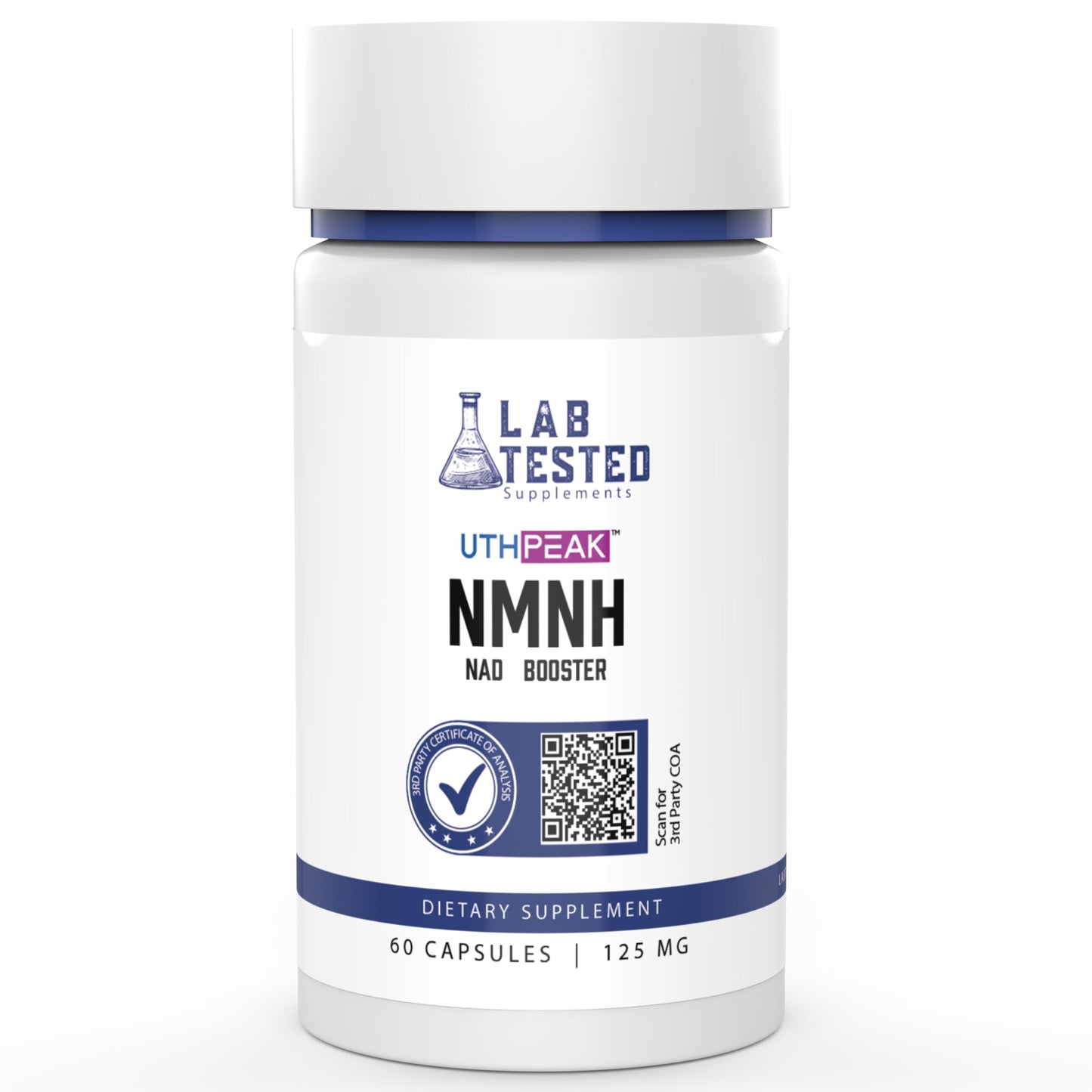 Suplemento NMNH UthPeak cápsulas 250 mg 60 unidades