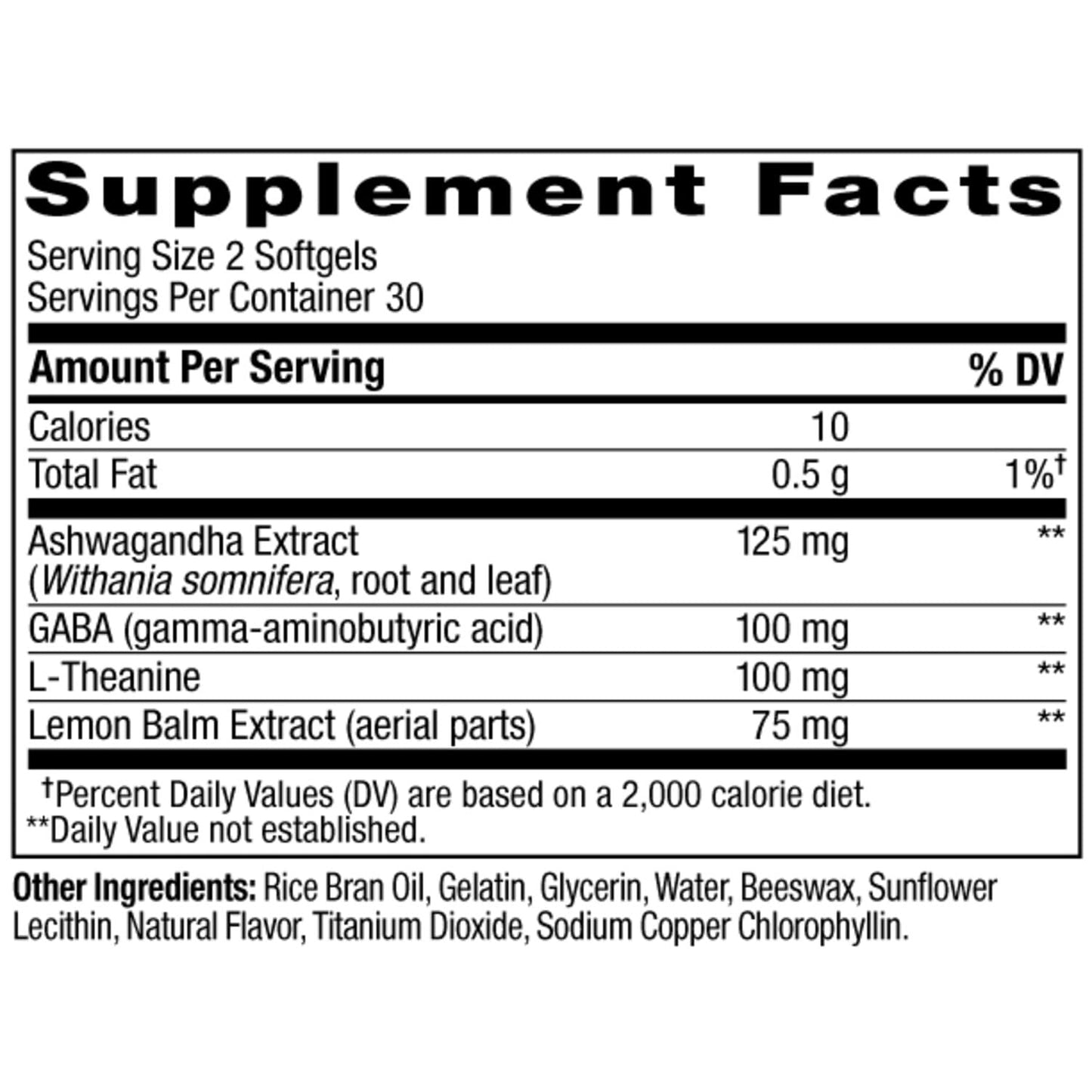 Suplemento OLLY con ingredientes naturales y vitaminas