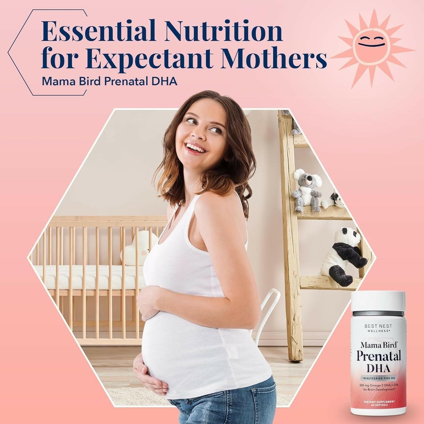 Suplemento omega-3 para embarazadas de Best Nest Wellness