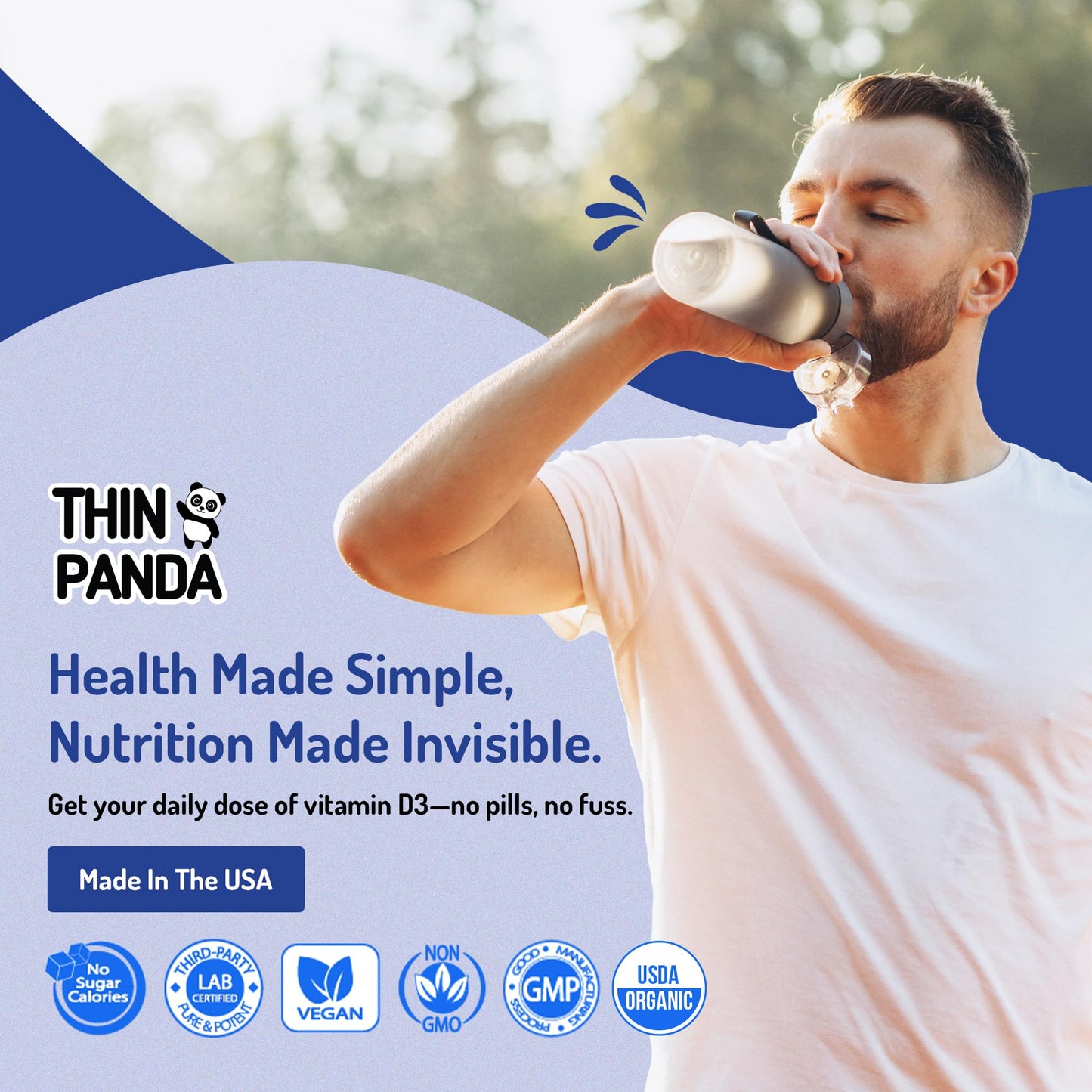 Suplemento orgánico sin aditivos artificiales THIN PANDA