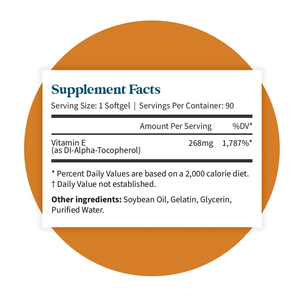 Suplemento Pattern Wellness vitamina E antioxidante en cápsulas