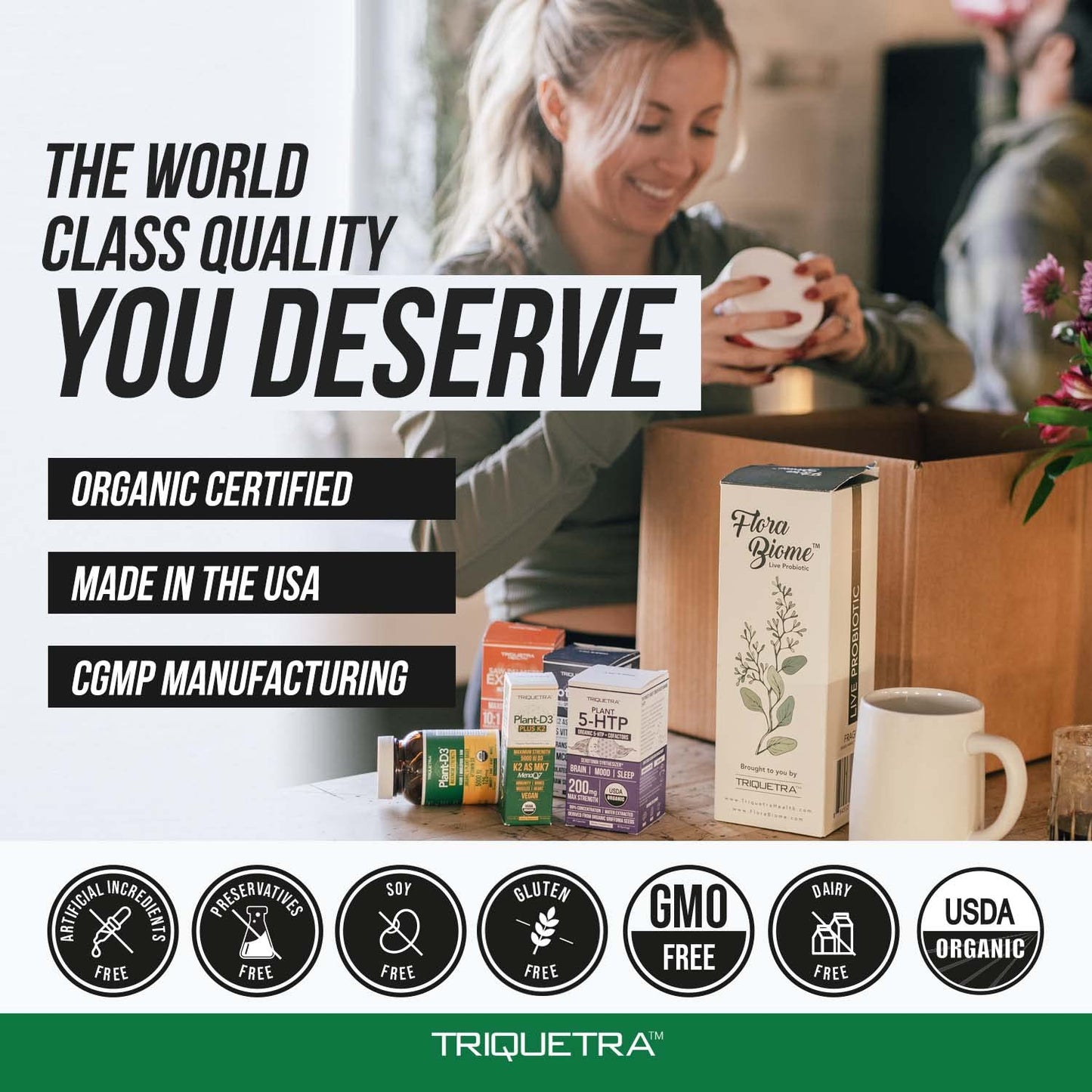 Suplemento Plant-D3 Vitamina D3 orgánica libre de gluten