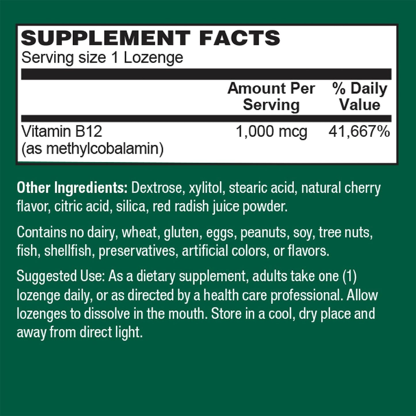 Suplemento PlantFusion vitamin b12 metilada 60 pastillas alta potencia