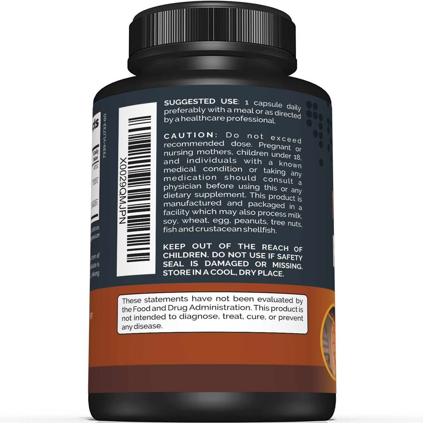 Suplemento premium Sunergetic con B12 y B6