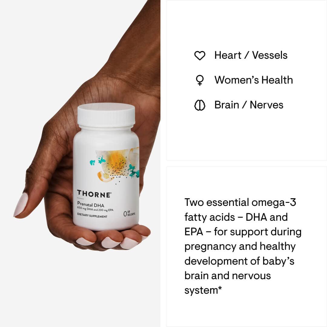 Suplemento prenatal sin gluten ni rellenos multivitamínico Thorne