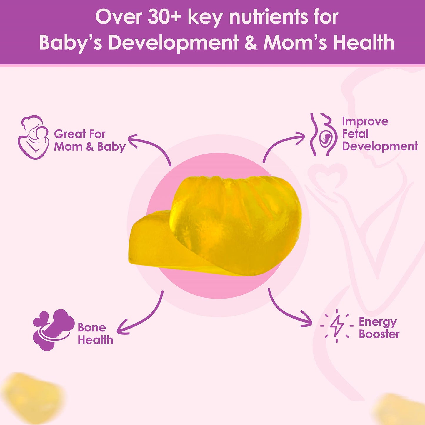 Suplemento prenatal vegano VIDAVITE para bienestar materno y fetal
