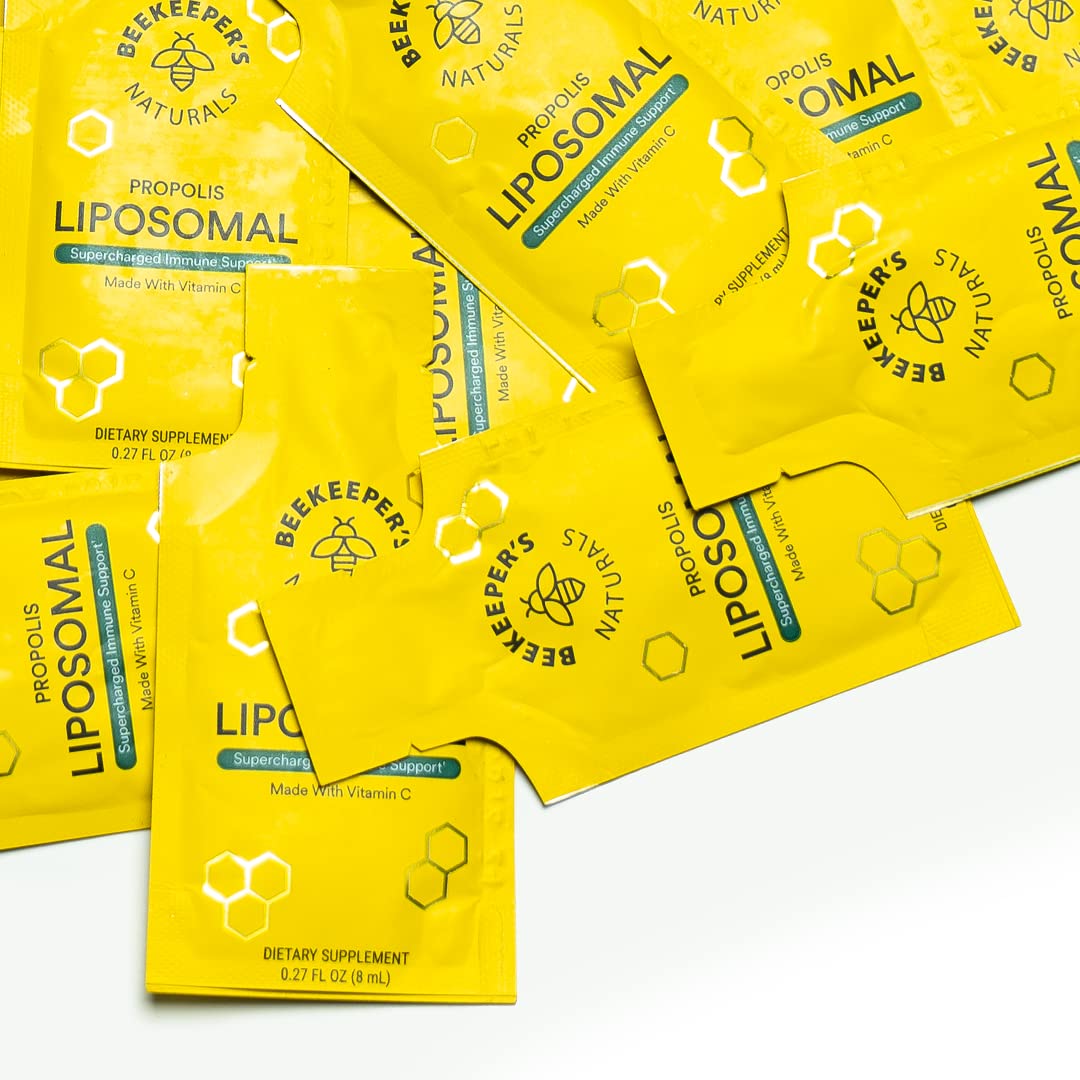 Suplemento propóleo y vitamina c para sistema inmune saludable
