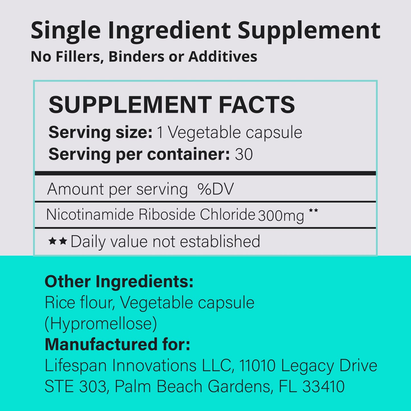 Suplemento Pure NR en cápsulas para apoyo de metabolismo y energía