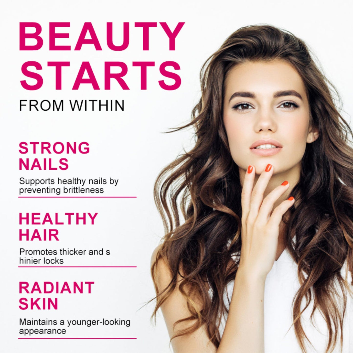 Suplemento salud belleza cabello piel uñas complejo colágeno