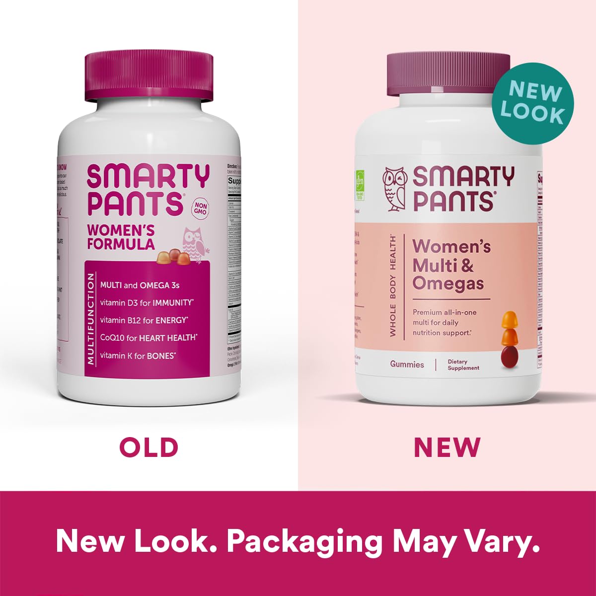 Suplemento SmartyPants para salud de mujeres con Omega 3