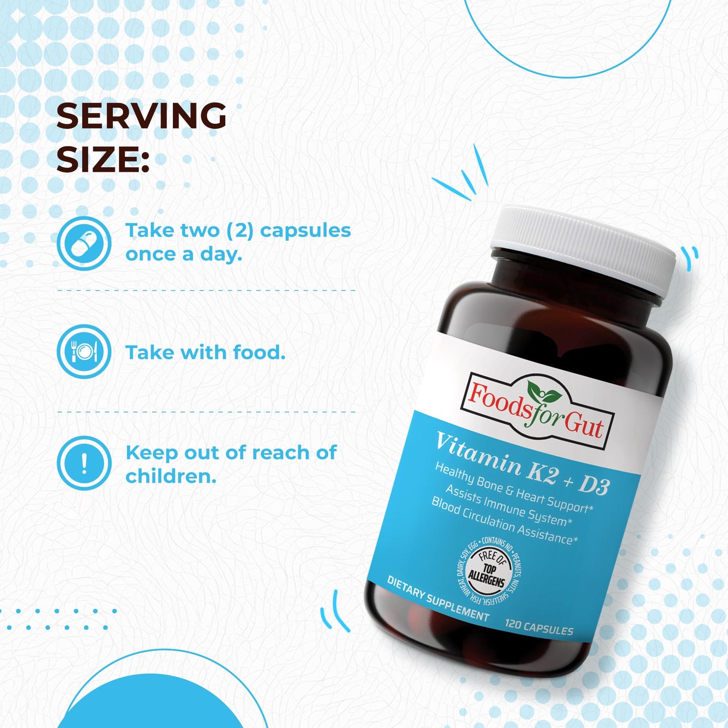 suplemento salud ósea vitamina k2 d3 biopeine capsulas