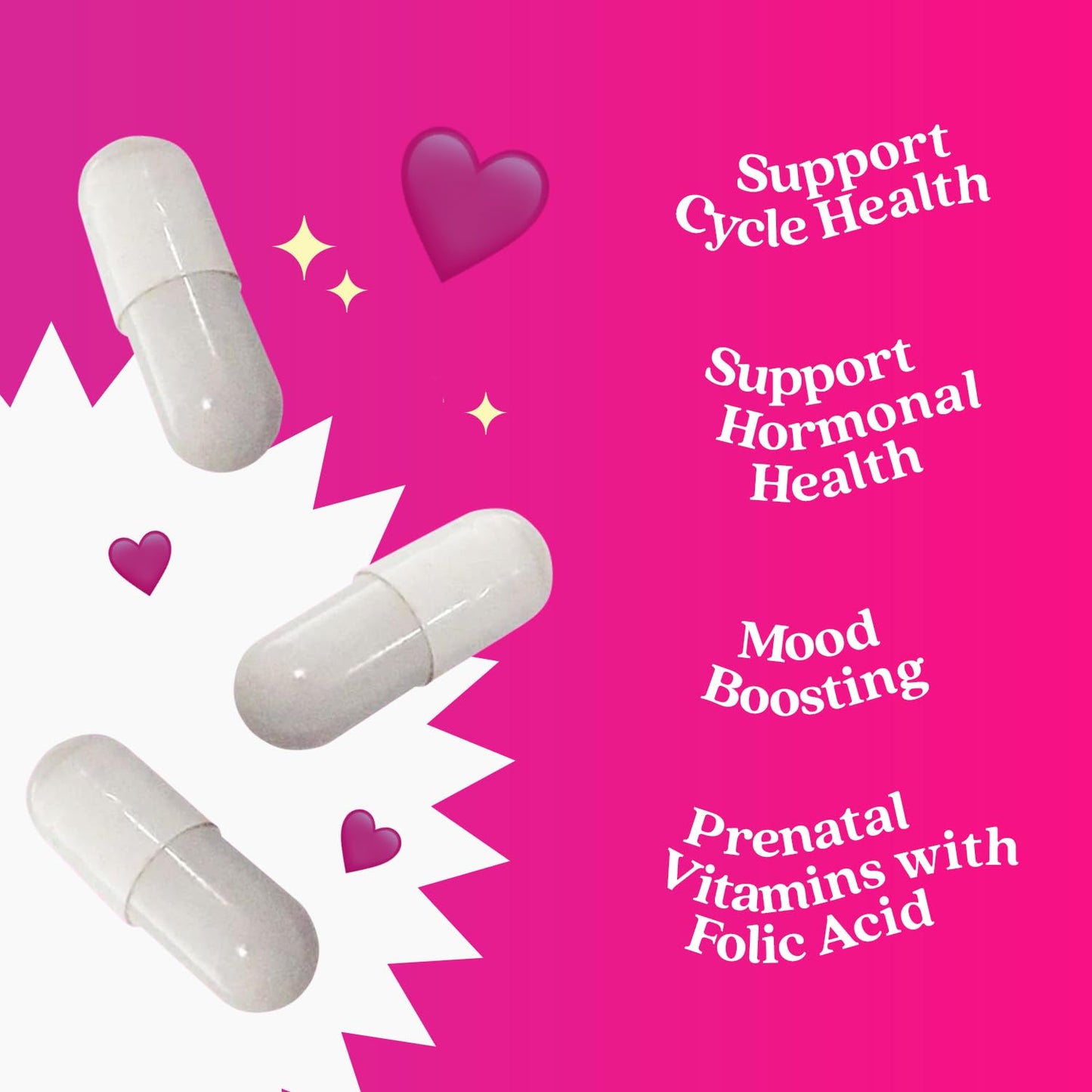 Suplemento saludable BeLive inositol biotina para mujeres