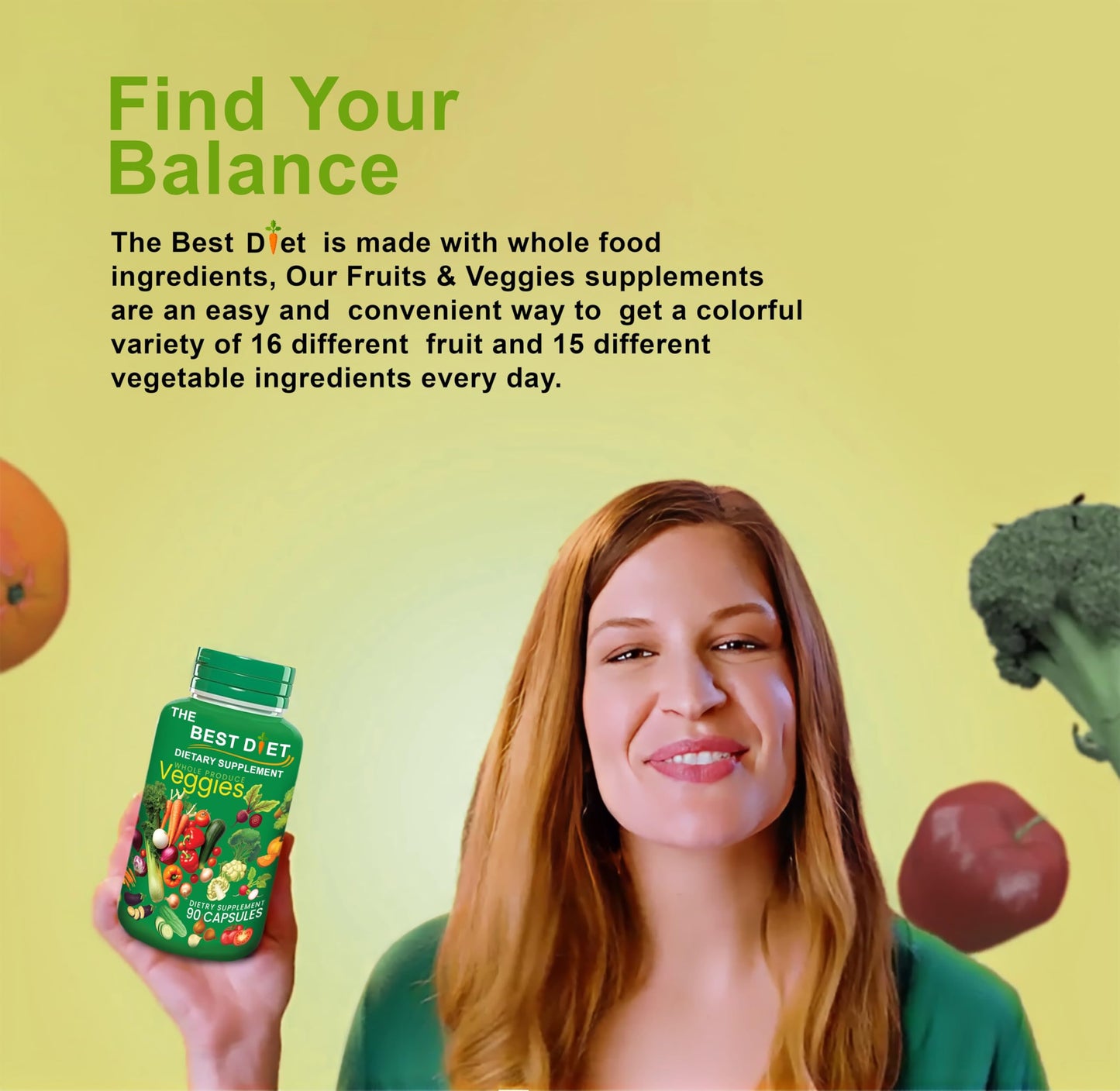Suplemento saludable The Best Diet para toda la familia
