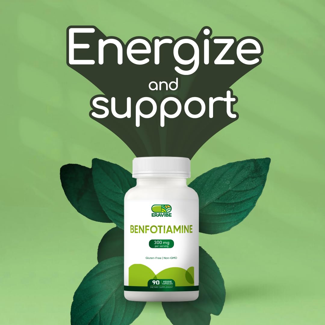Suplemento sin gluten ERAVIBE Benfotiamina 300mg