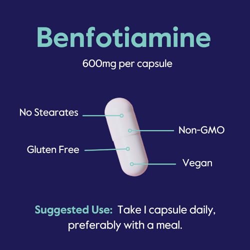 Suplemento no GMO Benfotiamina Bestvite sin gluten